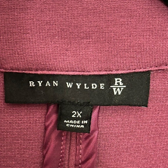 Mauve suit jacket size 2X - Picture 2 of 6